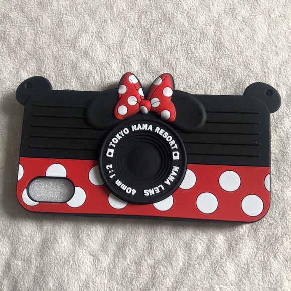 MINNIE MOUSE iPhone X Case 🤍❤️🖤 - Picture 1 of 2